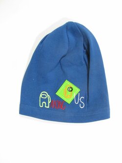 Modrá čepička přechodová pro kluky nová Modrá čepička přechodová pro kluky nová