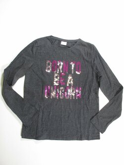 Triko dl rukáv šedé pro holky secondhand Triko dl rukáv šedé pro holky secondhand