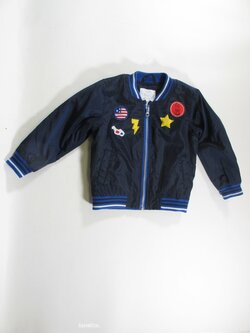 Jarní modrá bunda pro kluky secondhand Jarní modrá bunda pro kluky secondhand