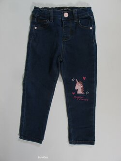 Džínové modré kalhoty pro holky secondhand Džínové modré kalhoty pro holky secondhand