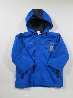 Modrá pogumovaná bunda pro kluky secondhand Modrá pogumovaná bunda pro kluky secondhand