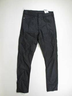 Černé kalhoty elastické třpytivé secondhand Černé kalhoty elastické třpytivé secondhand