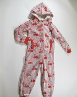 Fleesový overal pro kluky s traktory secondhand Fleesový overal pro kluky s traktory secondhand