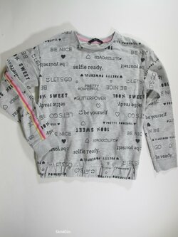 MIkina pro holky šedá secondhand MIkina pro holky šedá secondhand