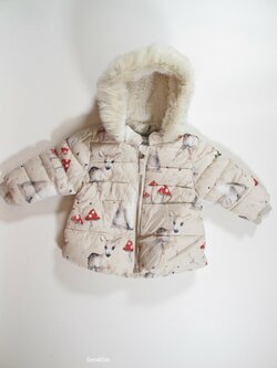 Zimní obrázková bunda secondhand Zimní obrázková bunda secondhand