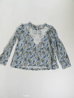 Triko dl.rukáv pro holky s kytkami secondhand Triko dl.rukáv pro holky s kytkami secondhand