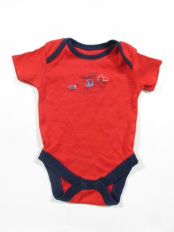 Červené body s vrtulníkem  secondhand