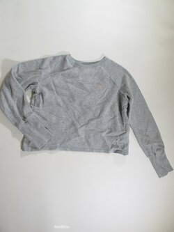 Šedá mikina pro holky crop secondahnd Šedá mikina pro holky crop secondahnd