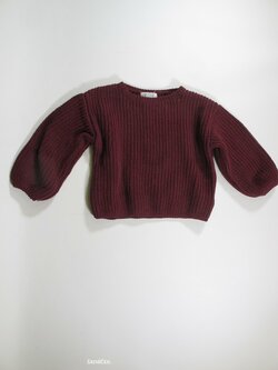 Vínový svetr pro holky crop secondhand Vínový svetr pro holky crop secondhand