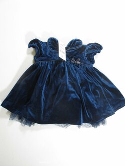 Modré sametové šaty pro holky outlet Modré sametové šaty pro holky outlet