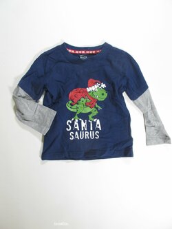 Triko dl.rukáv šedo modré pro kluky secondhand Triko dl.rukáv šedo modré pro kluky secondhand