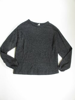 Svetr-triko pro holky šedý crop secondhand Svetr-triko pro holky šedý crop secondhand