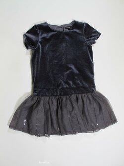 Sametové šaty šedé secondhand Sametové šaty šedé secondhand