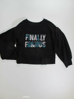 Černá mikina pro holky ,crop secondhand Černá mikina pro holky ,crop secondhand