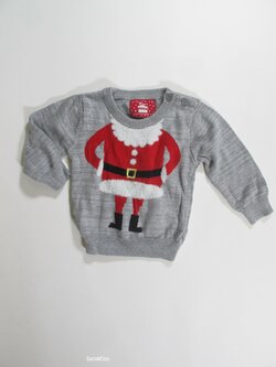 Svetr pro kluky šedý vánoční secondhand Svetr pro kluky šedý vánoční secondhand