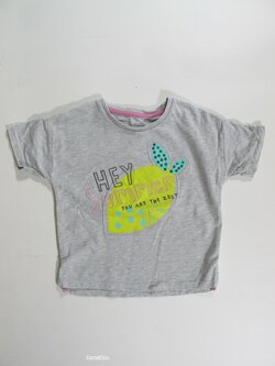 Triko pro holky šedé crop secondhand Triko pro holky šedé crop secondhand