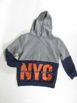 Mikina pro kluky modro šedá secondhand Mikina pro kluky modro šedá secondhand