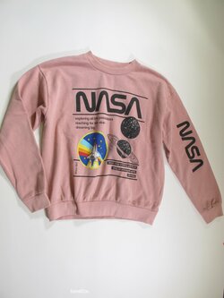 MIkina růžová crop pro holky secondhand MIkina růžová crop pro holky secondhand