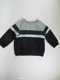 Šedo modro zeleno bílá mikina pro kluky secondhand Šedo modro zeleno bílá mikina pro kluky secondhand