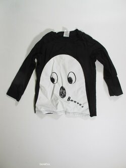 Triko dl.rukáv pro děti černé na halloween secondhnad Triko dl.rukáv pro děti černé na halloween secondhnad