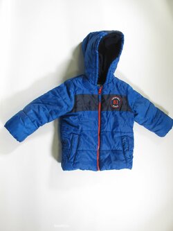 Zimní modrá bunda pro kluky secondhand Zimní modrá bunda pro kluky secondhand