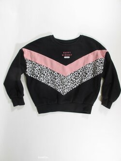 Mikina pro holky černo růžová .crop secondhand Mikina pro holky černo růžová .crop secondhand