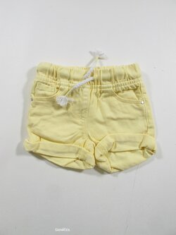 Žluté džínové kraťasy second hand Žluté džínové kraťasy second hand