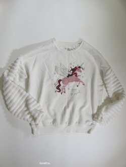 MIkina pro holky bílá secondhand MIkina pro holky bílá secondhand