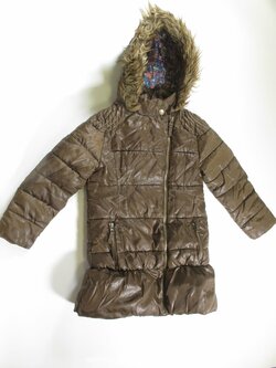 Zimní bunda pro holky hnědá secondhand Zimní bunda pro holky hnědá secondhand