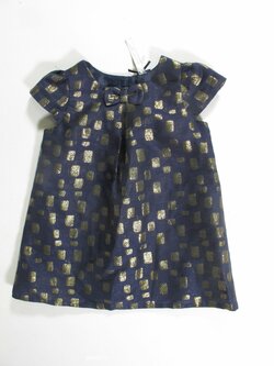 Šaty modro zlaté pro holky secondhand Šaty modro zlaté pro holky secondhand