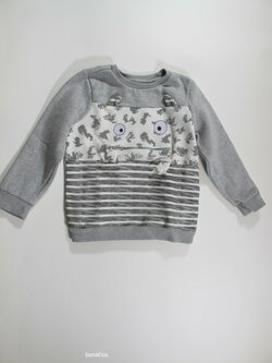 Šedá mikina pro kluky secondhand Šedá mikina pro kluky secondhand