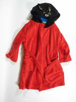 Župan pro kluky bind červeno černý secondhnad Župan pro kluky bind červeno černý secondhnad