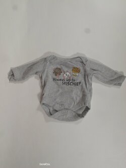 Body dl rukáv šedé pro holky secondhand Body dl rukáv šedé pro holky secondhand