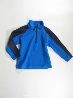 Fleesová modrá mikina pro kluky secondhand Fleesová modrá mikina pro kluky secondhand