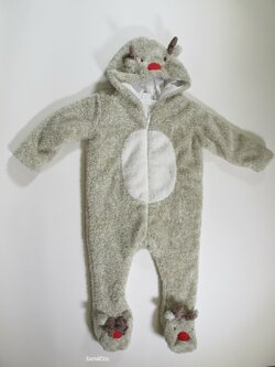 Fleesový overal vánoční-sob secondhand Fleesový overal vánoční-sob secondhand