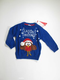 Vánoční svetr modrý pro kluky outlet Vánoční svetr modrý pro kluky outlet