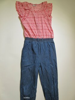 Letní overal pro holky modrý secondhand Letní overal pro holky modrý secondhand