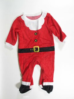 Vánočí sametové dupačky pro kluky secondhand