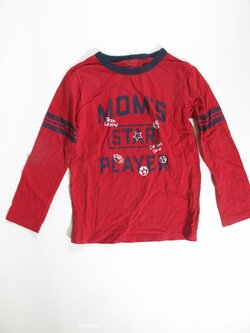 Triko dl.rukáv pro kluky červené secondhand Triko dl.rukáv pro kluky červené secondhand