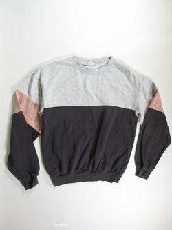 Mikina pro holky šedo růžová secondhand Mikina pro holky šedo růžová secondhand