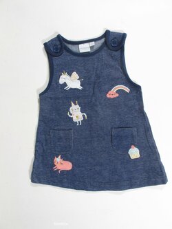 Šaty pro holky modré secondhabnd Šaty pro holky modré secondhabnd