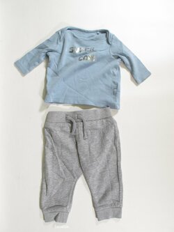 Komplet pro kluky šedo modrý secondhand Komplet pro kluky šedo modrý secondhand