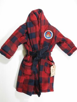 Kostkovaný župan pro kluky secondhand Kostkovaný župan pro kluky secondhand