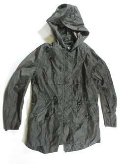 Bunda zelená šustáková slabší pro holky secondhand Bunda zelená šustáková slabší pro holky secondhand