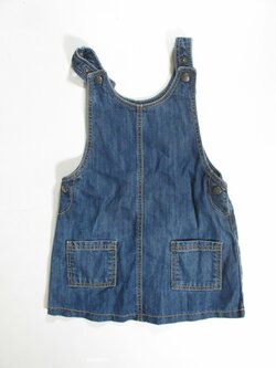 Šaty pro holky modré džínové secondhand Šaty pro holky modré džínové secondhand