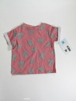 Triko pro kluky s lístečky outlet 