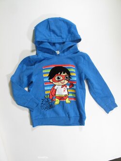 Modrá mikina pro kluky s obrázkem secondhand Modrá mikina pro kluky s obrázkem secondhand