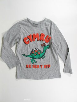 Triko dl.rukáv pro kluky šedé secondhnad Triko dl.rukáv pro kluky šedé secondhnad