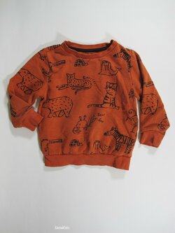 Obrázková mikina pro kluky cihlová secondhand Obrázková mikina pro kluky cihlová secondhand