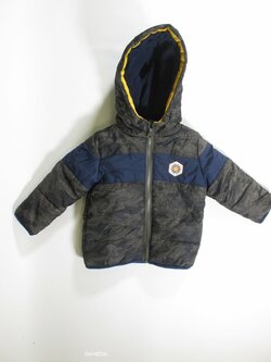 Zimní zeleno modrá bunda secondhand Zimní zeleno modrá bunda secondhand